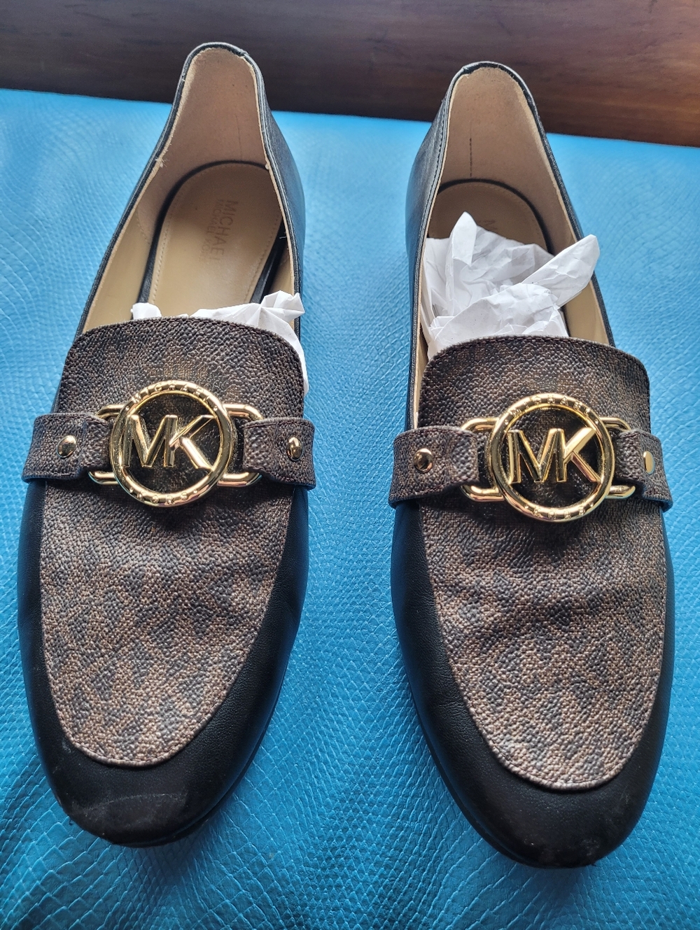 Michael Kors Leather Rory Loafers